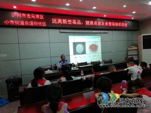 龙马潭区小市街道合道街社区开展“远离新型毒品&nbsp;健康成就未来”禁毒知识讲座(图2)
