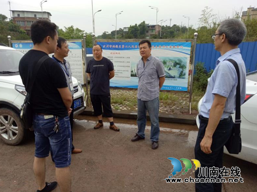 泸州市市委督查组督查纳溪区第二人民医院门急诊综合楼项目(图1)