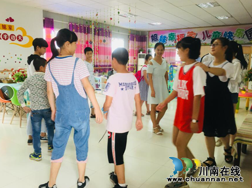 龙马潭区鱼塘街道开展暑期亲子活动(图1)