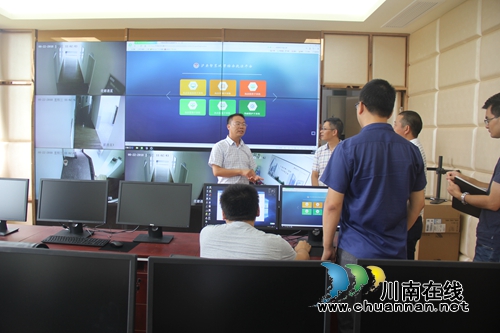 泸县副县长叶仕良率队督导泸县智慧城管建设工作(图1)