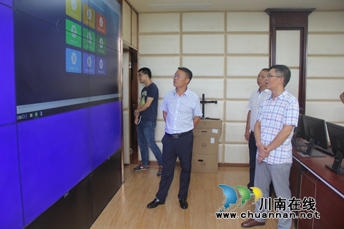 泸县副县长叶仕良率队督导泸县智慧城管建设工作(图3)