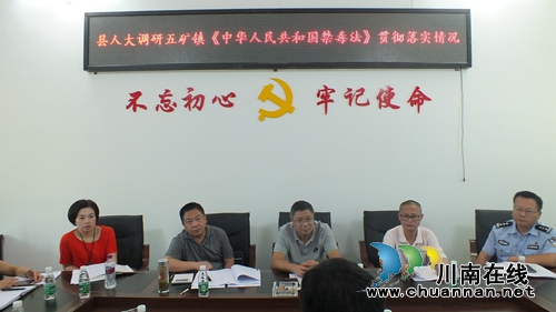宜宾江安县人大到五矿镇调研《禁毒法》贯彻实施情况(图1)
