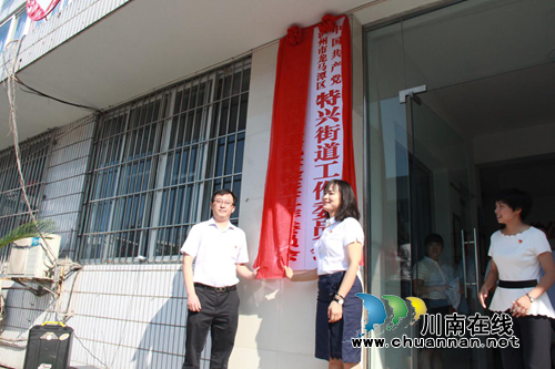 泸州市龙马潭区特兴街道正式挂牌(图3)