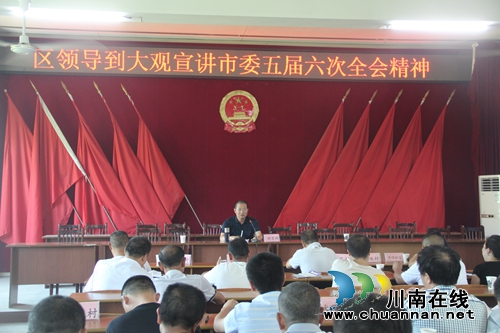 刘吉斌率队到宜宾大观镇开展市委五届六次全会精神宣讲和督导贯彻落实工作(图1)