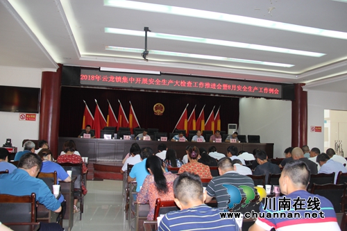 泸县云龙镇召开安全生产大检查工作推进会(图1)