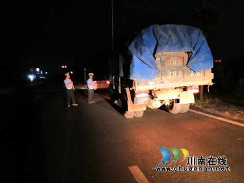 宜宾筠连交警大队持续发力强力开展货车超载超限专项整治行动(图2)