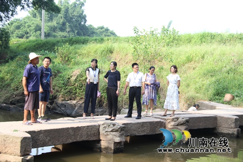 泸县副县长杨开春到云龙督查河长制工作开展情况(图2)
