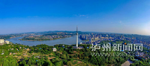 泸州城市全景。记者 牟科 摄
