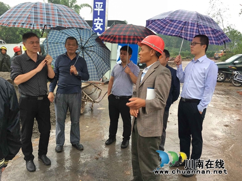 泸县副县长杜作文到得胜畜禽粪污处理中心检查工作(图1)