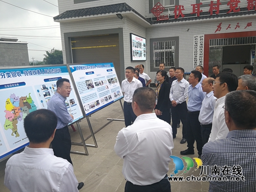 刘强调研泸县农村生活垃圾分类减量化处理工作(图1)