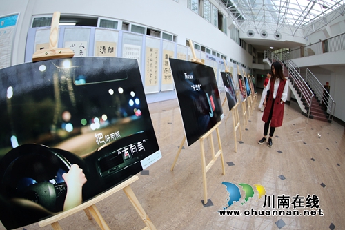 泸州龙马潭：廉洁书画摄影作品展迎“双节”(图9)