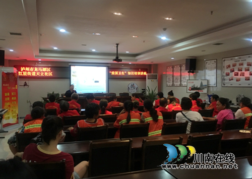 龙马潭区红星街道开展“爱国卫生”知识培训讲座(图1)