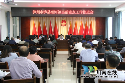 泸县潮河镇召开当前重点工作推进会(图1)