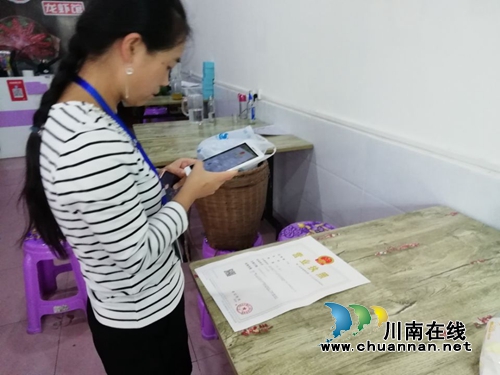 江阳区张坝街道沙坪社区进行全国第四次经济普查(图2)