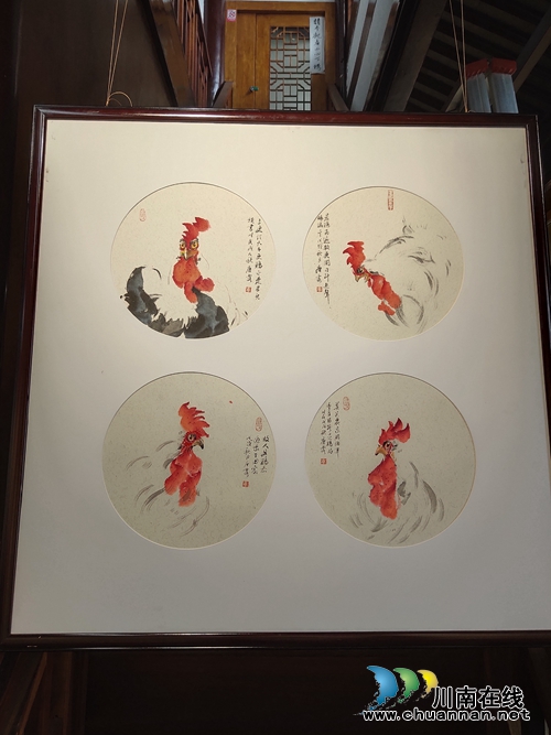 中秋小长假好去处&nbsp;到泸州东门口城楼看画展(图4)