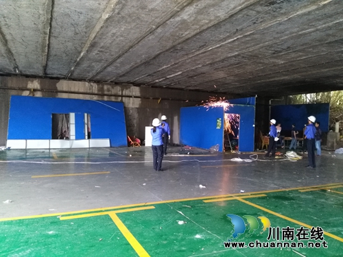 泸县城管执法局：依法拆除违章建筑&nbsp;强势推进违建治理攻坚行动(图4)