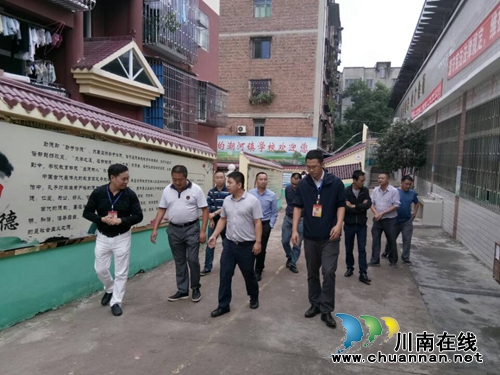 泸县副县长林少疆到潮河镇督查节前安全工作(图1)