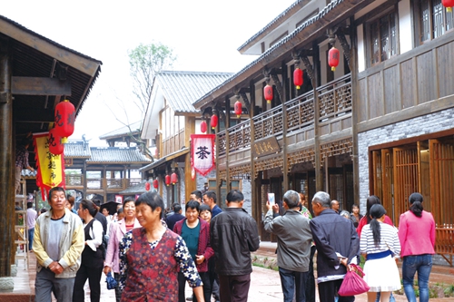 尧坝驿开街:展古城之韵 抒怀古之情(图3) 尧坝驿开街:展古城之韵 抒怀古之情(图3)