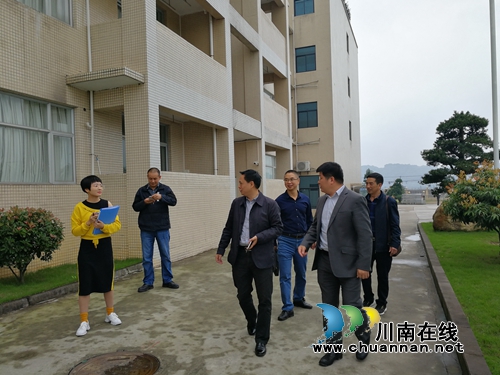 陈文到合江临港工业园区调研基层党建工作(图1)