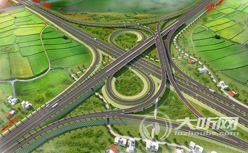 泸渝高速公路特兴枢纽互通建设顺利推进(图3)