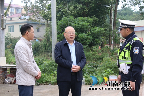 张文杰到泸县潮河镇督查安全、环保及项目建设工作(图3)