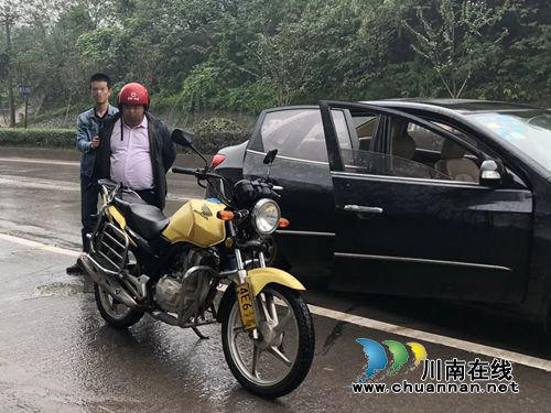 泸县公安局云锦派出所抓获一名盗窃摩托车嫌疑人(图1)