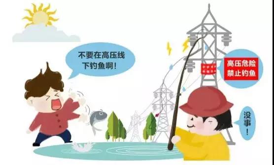 提醒!钓鱼千万远离高压线,莫拿生命开玩笑(图1) 提醒!钓鱼千万远离高压线,莫拿生命开玩笑(图1)