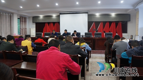 泸县立石镇召开污水管网项目建设工作推进会(图1)