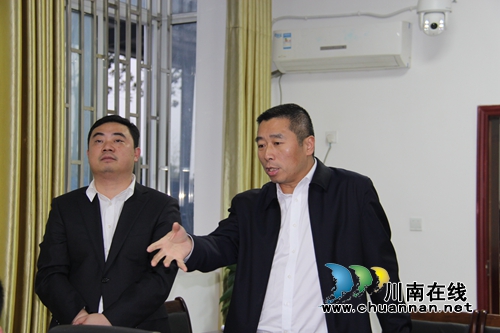 薛学深李盛春到泸县云龙督查综合治理中心工作开展情况(图4)