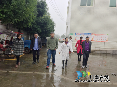 赖晓东率队到宜宾大坪乡督导省级卫生乡镇创建工作(图1)