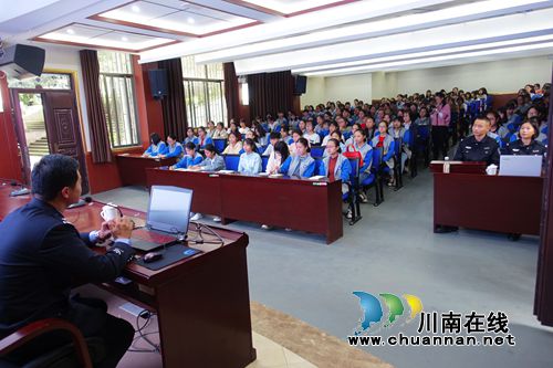 防拐骗禁毒品&nbsp;泸州警盾公益宣讲团一周讲三场(图8)