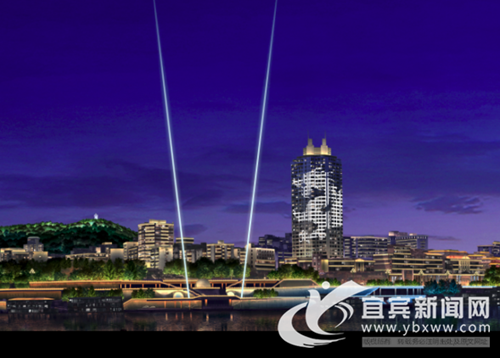 宜宾中心城区启动光彩工程&nbsp;城市地标将光彩亮相(图2)
