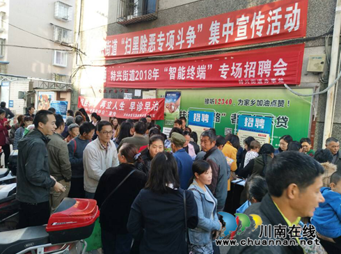 龙马潭区特兴街道开展“智能终端”企业招聘活动(图2)