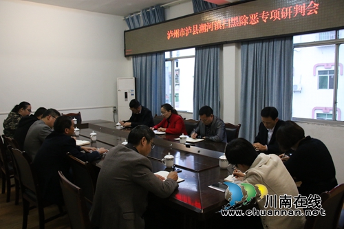 泸县潮河镇召开当前重点工作专题研判会(图1)
