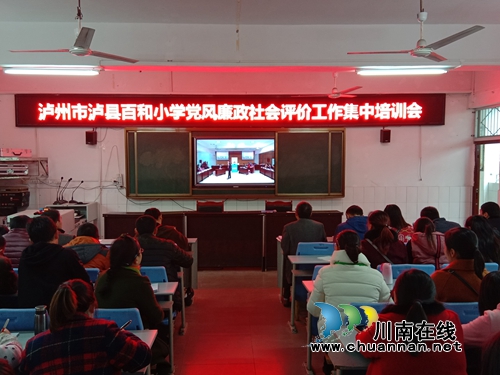 泸县百和镇组织开展党风廉政建设社会评价校园宣传工作(图4)