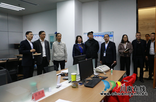 韩俊平到泸州国家高新区调研指导工作(图1)