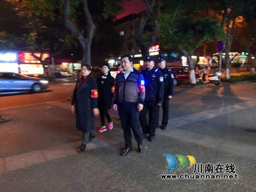 龙马潭区红星街道开展“平安建设&nbsp;治安巡逻”专项行动(图1)