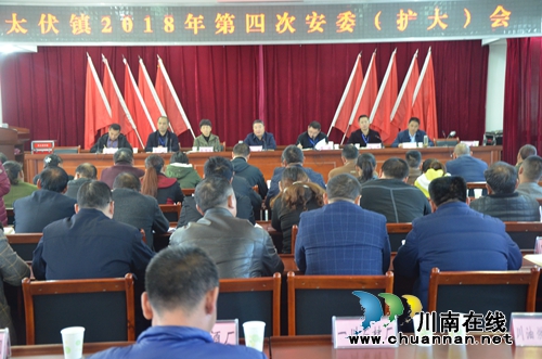 泸县太伏镇召开第四季度安委（扩大）会(图1)