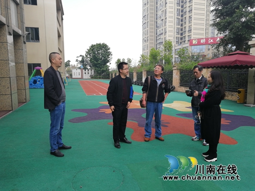 江阳区教育局到张坝街道学校进行调研(图2)