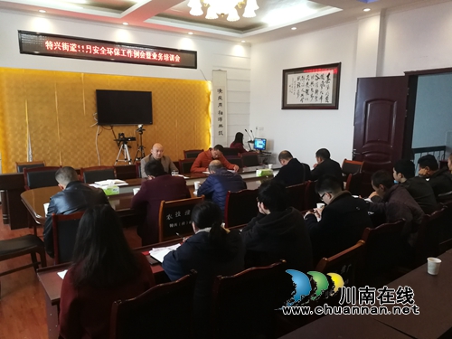 龙马潭区特兴街道组织开展村社区安全生产业务培训(图1)