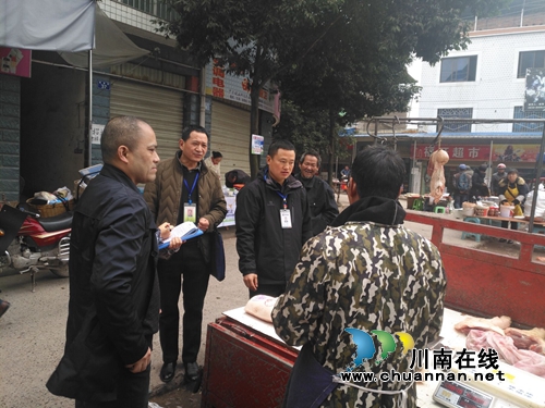 泸县太伏镇开展猪肉市场专项检查(图2) 泸县太伏镇开展猪肉市场专项检查(图2)