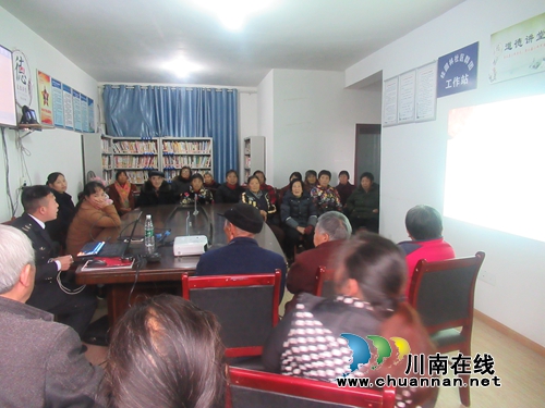 江阳区张坝街道桂圆林社区开展冬季消防安全知识宣讲(图1)