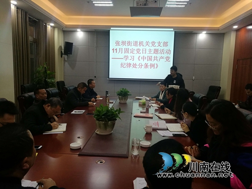 江阳区张坝街道机关党支部固定党日活动学条例(图1)