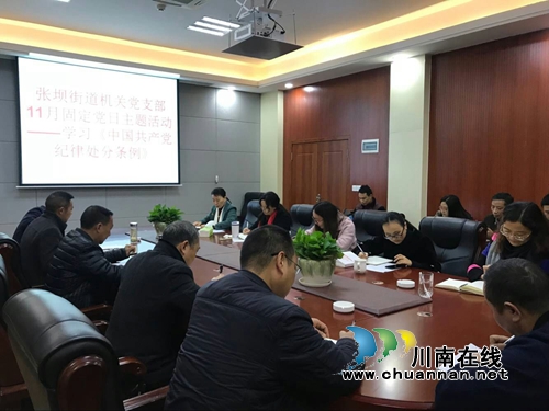 江阳区张坝街道机关党支部固定党日活动学条例(图2)