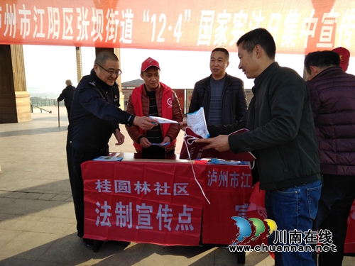 江阳区张坝街道开展宪法日宣传活动(图2)