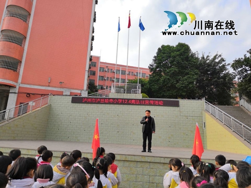 泸县喻寺镇开展“12.4”宪法宣传进学校活动(图1)