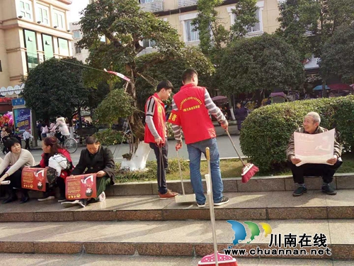 创建文明城市&nbsp;泸县“三兄弟”在行动(图9)