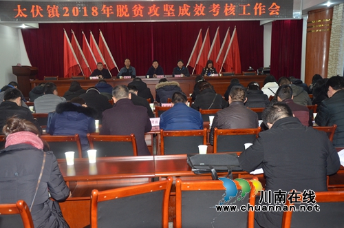 张国华率队考核泸县太伏镇2018年脱贫攻坚工作(图1)