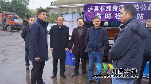 肖刚率队督导立石镇非洲猪瘟防控、环保、安全、脱贫攻坚等重点工作(图1)
