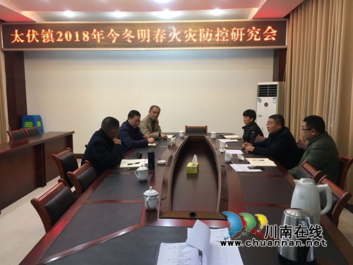 泸县太伏镇召开今冬明春火灾防控研究会(图1)